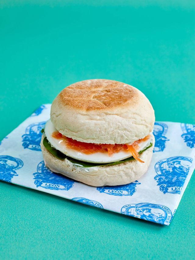 Salmon & Egg Muffin