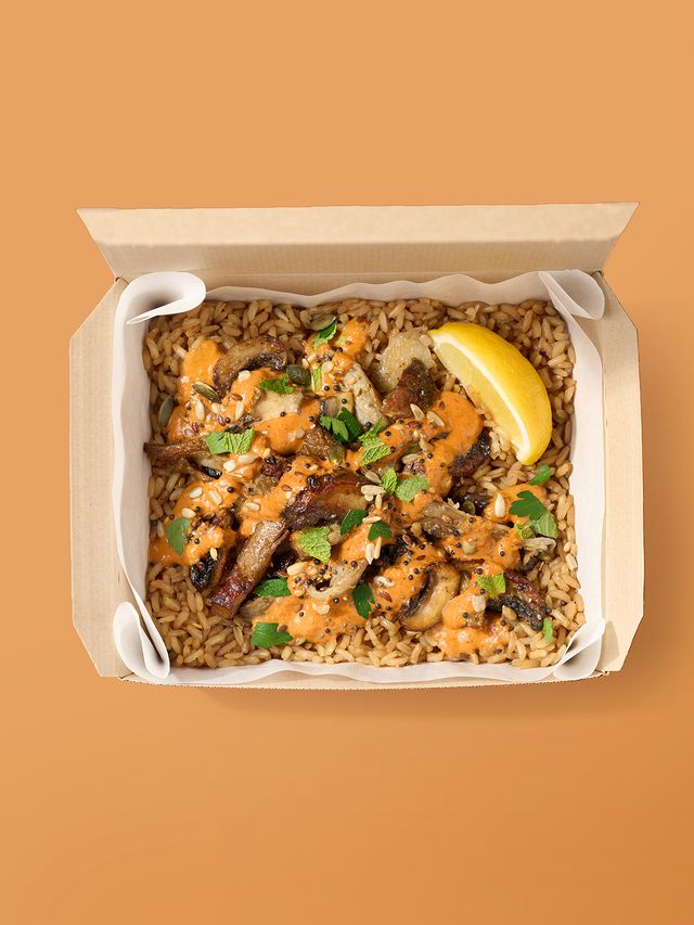 Mushroom Magic Romesco