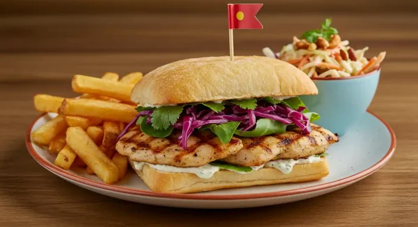 Garlic Churrasco Burger