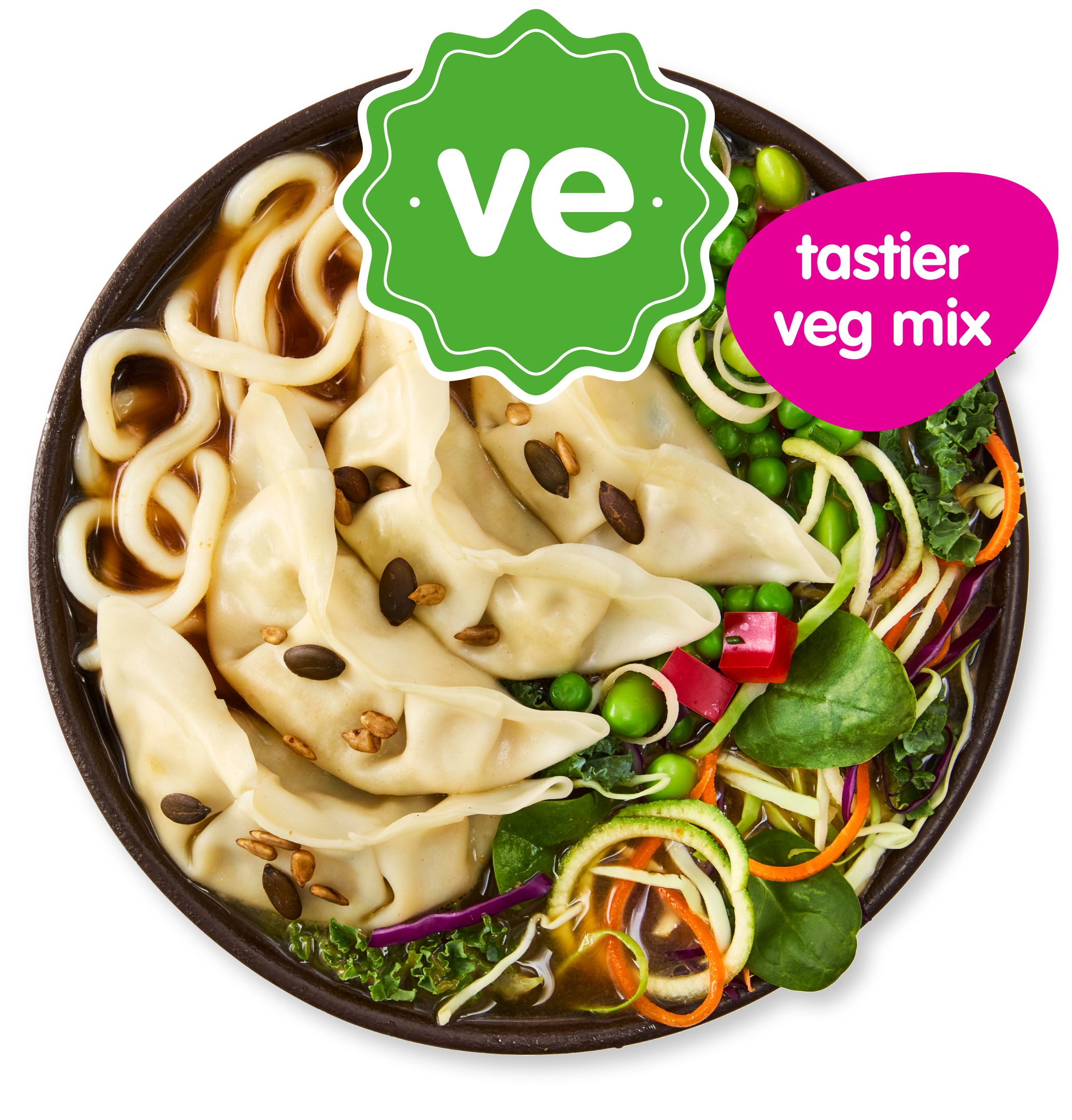 veggie gyoza noodle'bowl