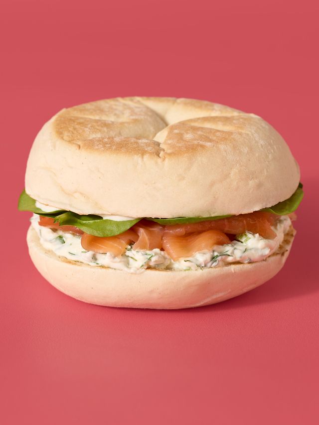 Smoked Salmon & Cream Cheese Muffin