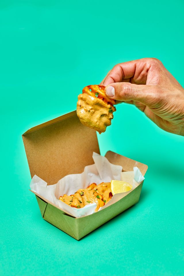 Satay Loaded Fries