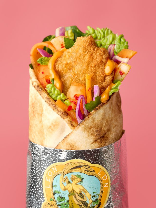 Crunchy Korean Chicken Wrap