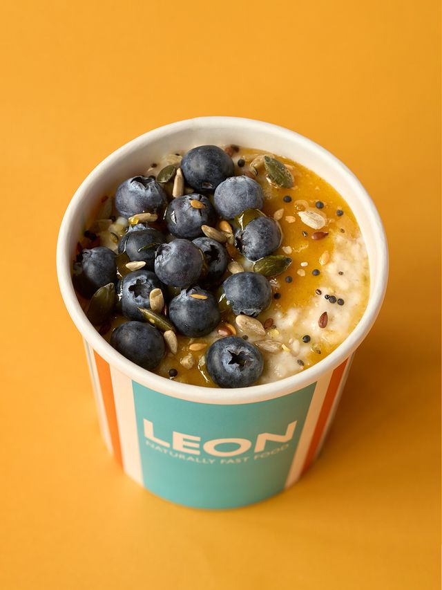 Blueberry, Honey & Toasted Seeds Porridge