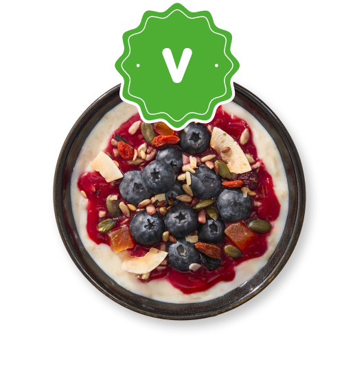 Blueberry & Seeds Porridge