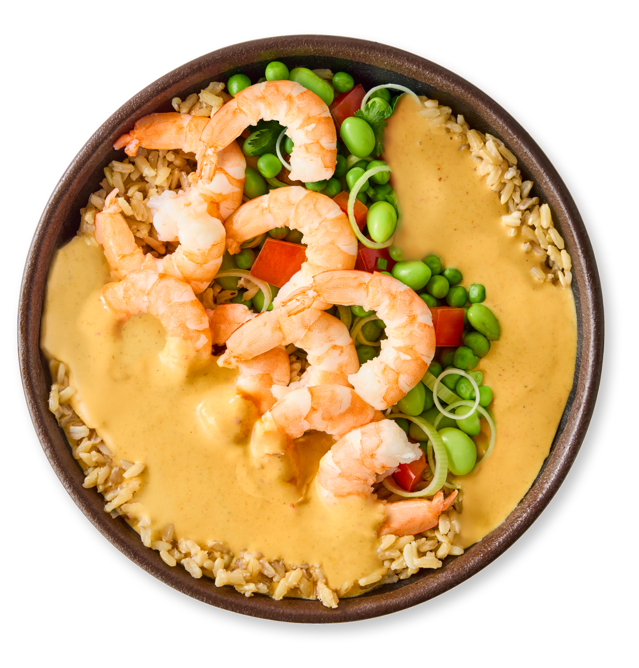 Hot King Prawns Thai Rice Bowl