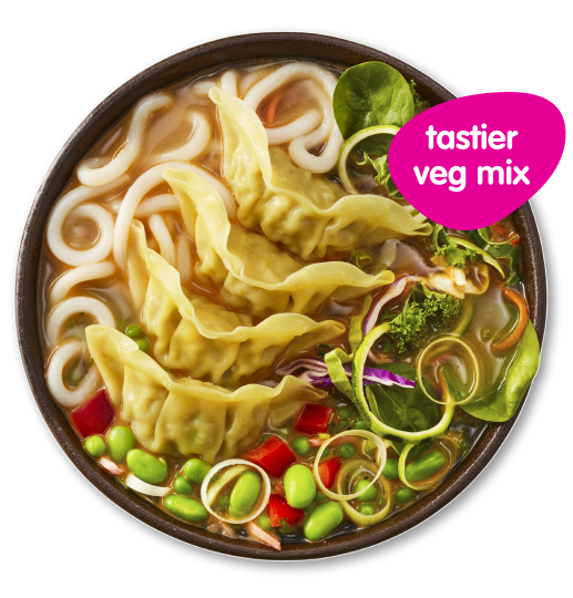 chilli chicken gyoza noodle'bowl