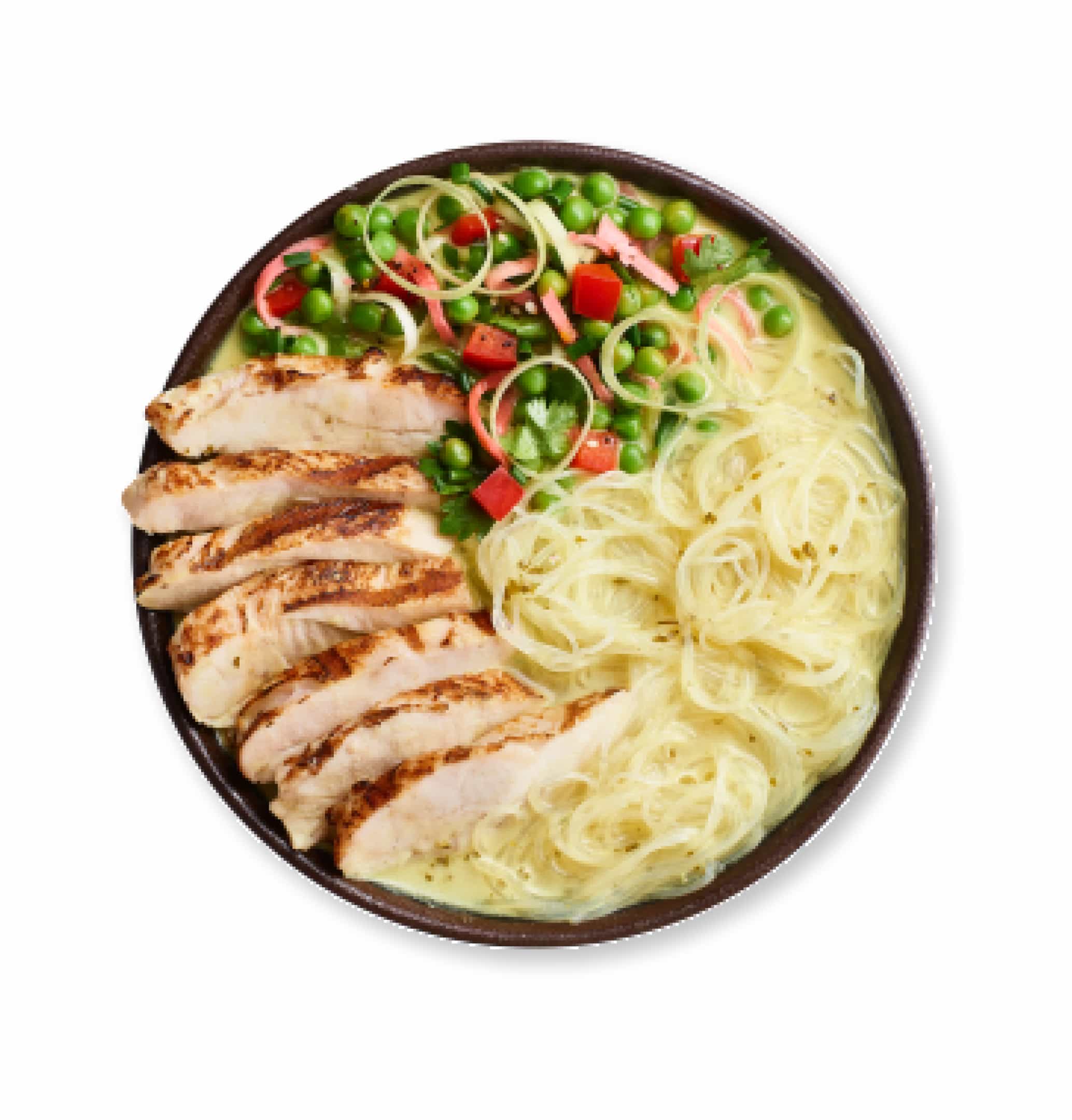 hot chicken noodle soup