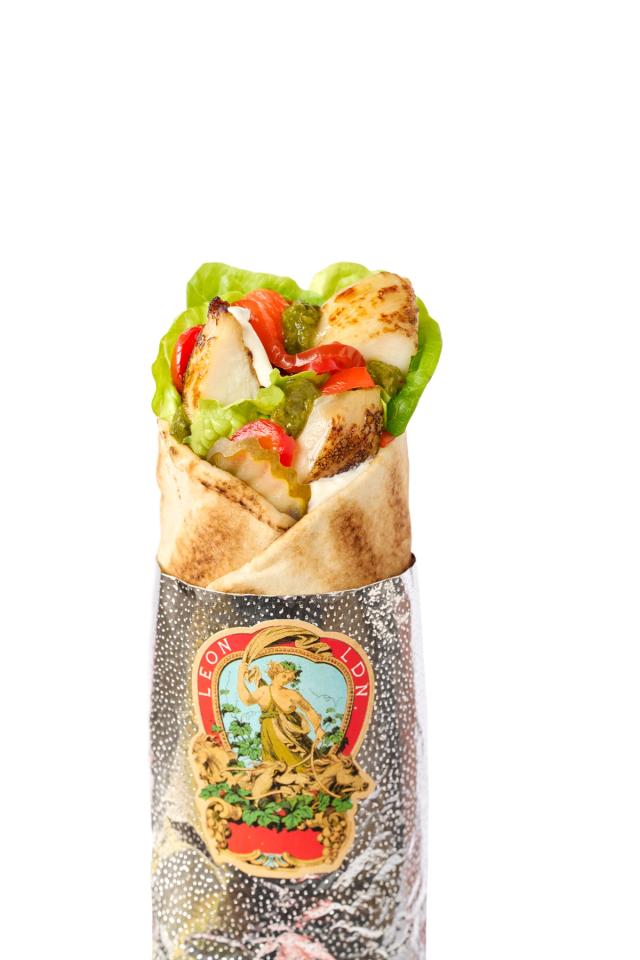 Spicy Chicken Zhoug Wrap