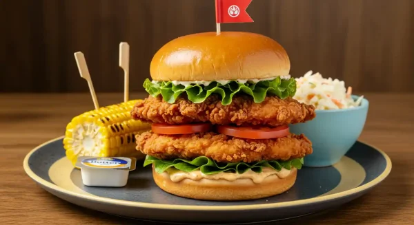 Double Chicken Burger