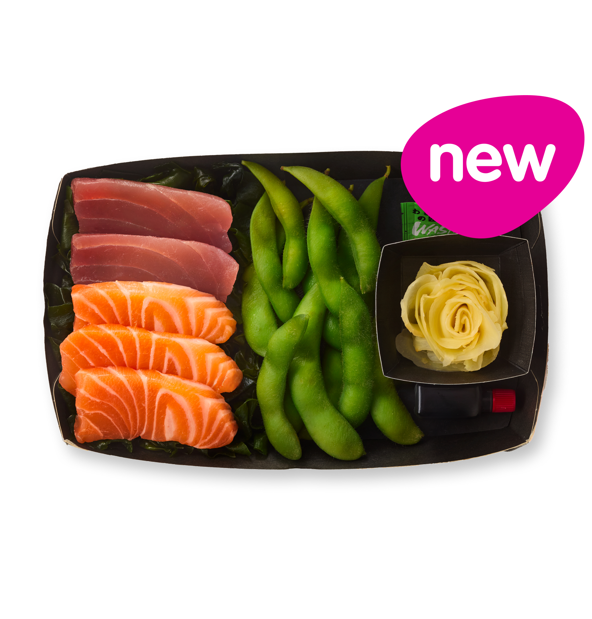 tuna & salmon sashimi midi