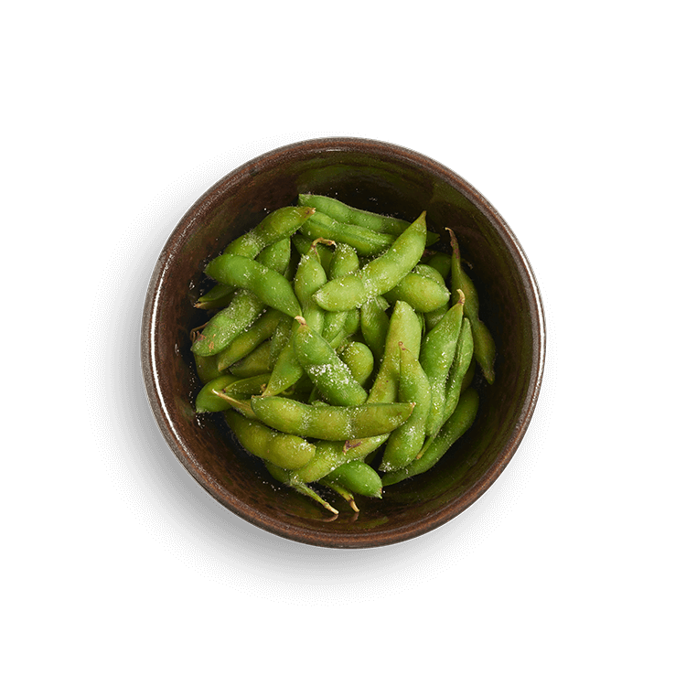 edamame with salt