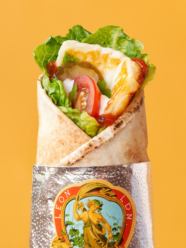 Grilled Halloumi Wrap