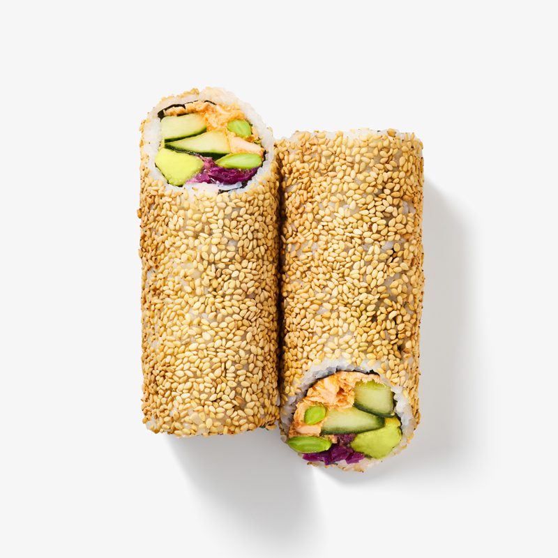 Spicy Salmon Handroll