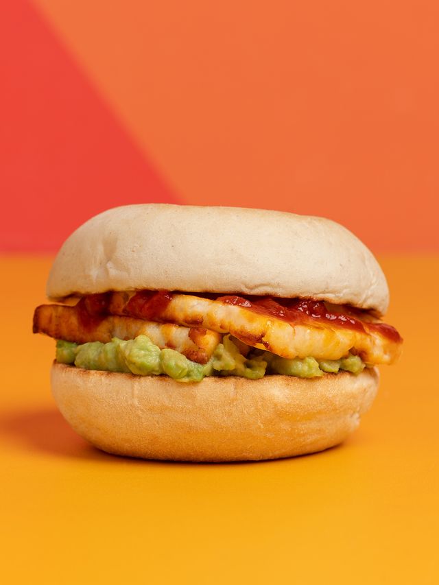 Smashed Avocado & Halloumi Muffin
