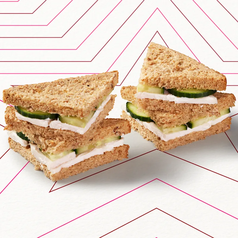 Kids' Chicken & Cucumber Triangles