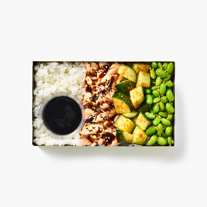 Teriyaki Salmon Rice Box