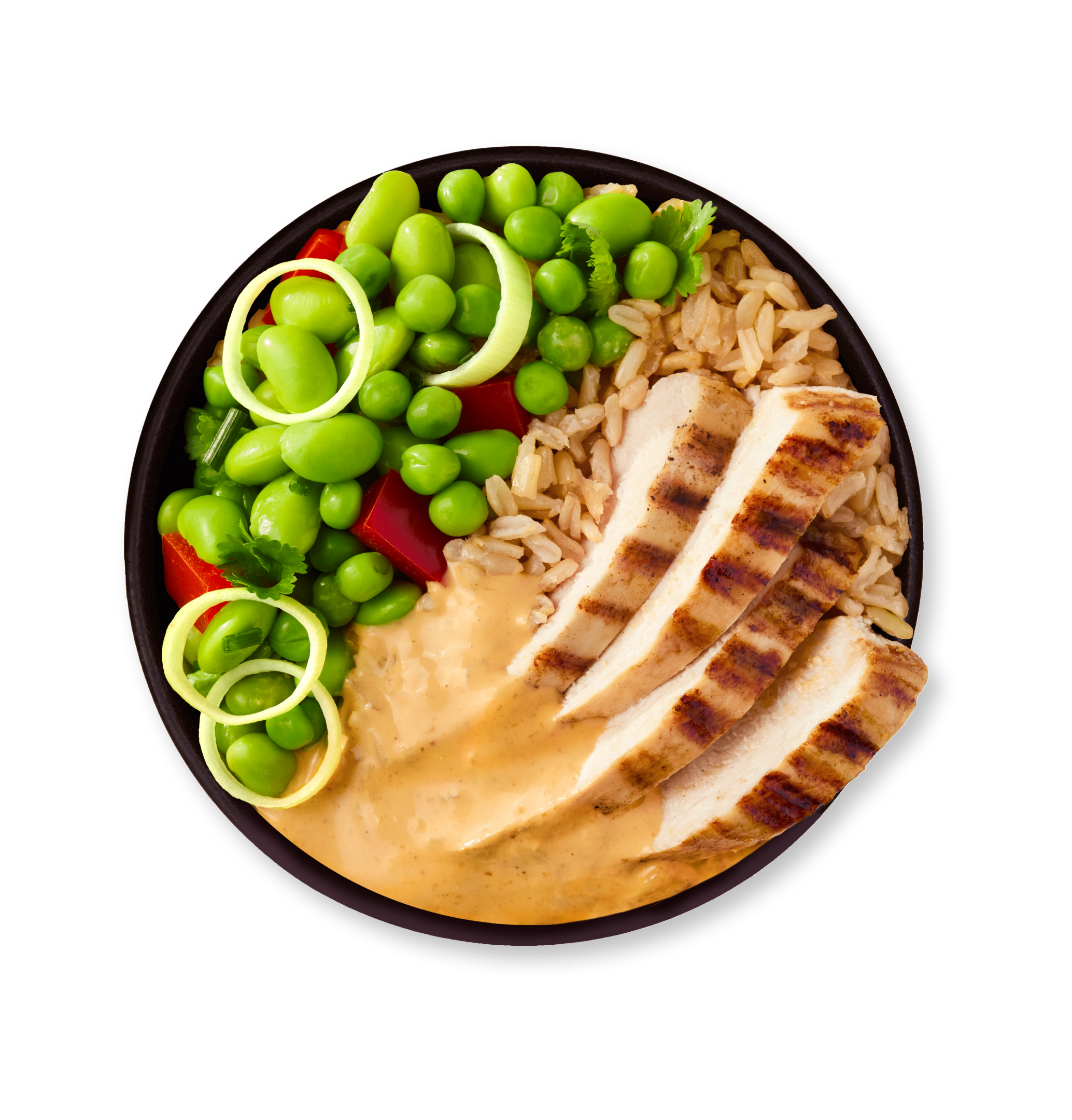 hot midi chicken thai rice bowl