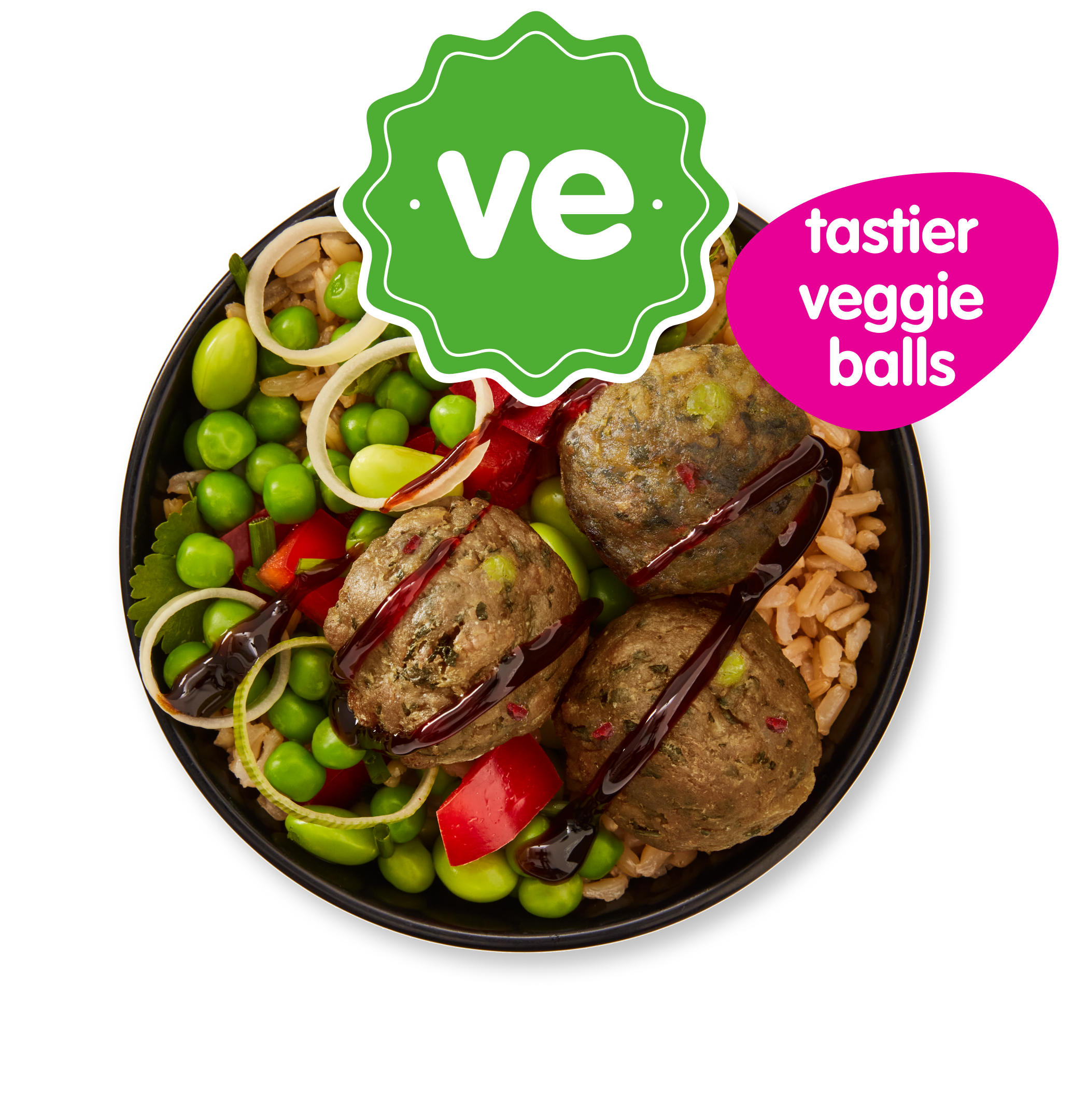 little veggie'balls teriyaki